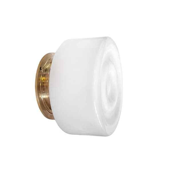 Kinkiet Atlantic szło opalowe, mosiądz, Embassy Interiors - WYMIARY