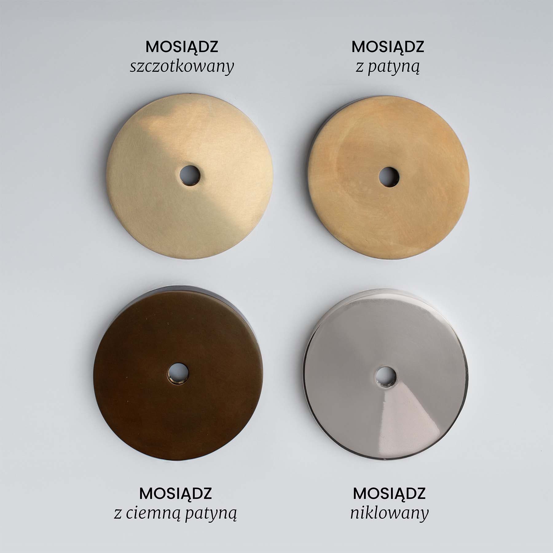 Kinkiet Atlantic szło opalowe, mosiądz, Embassy Interiors - 76034