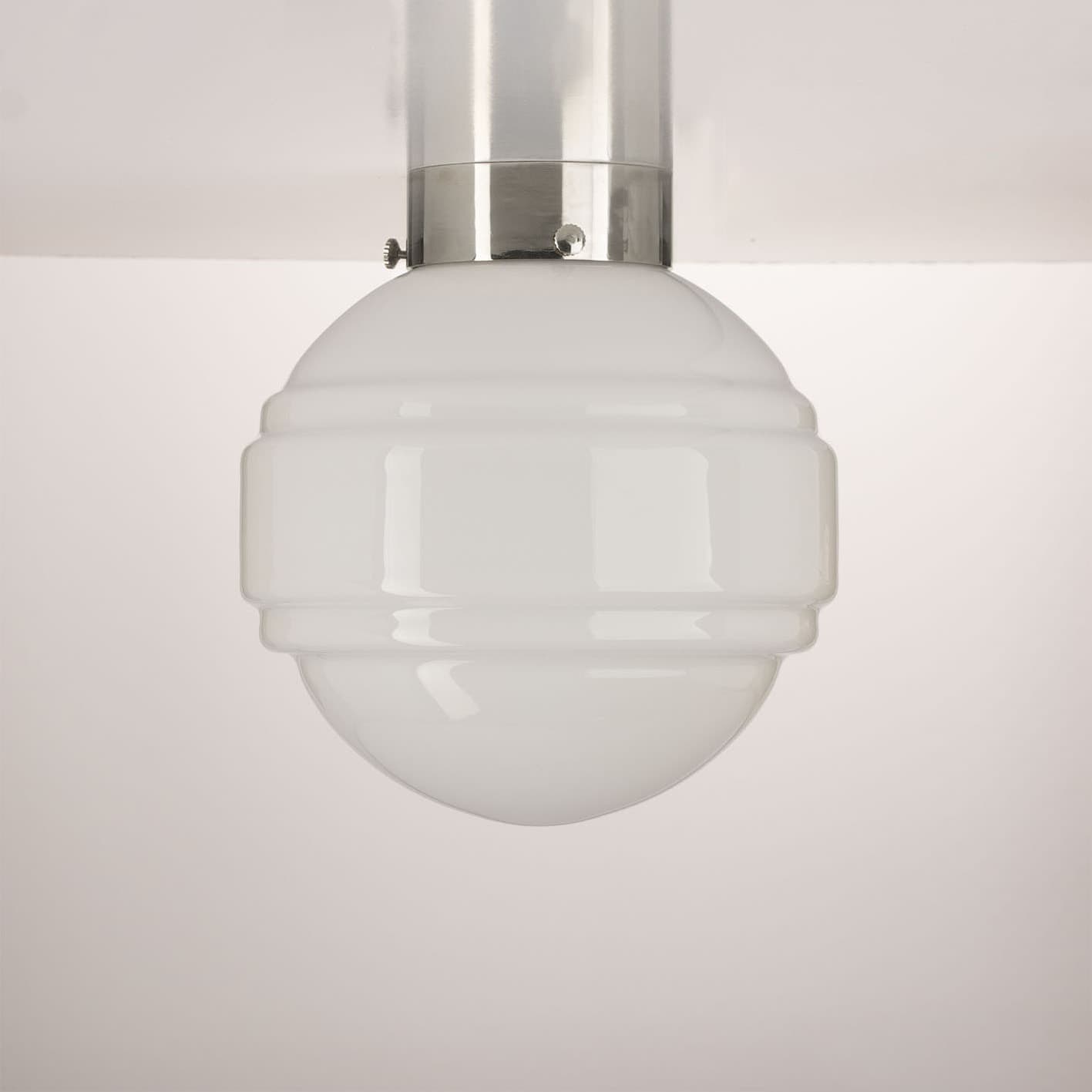 Plafon Saturn, szkło, nikiel, Embassy Interiors - 76263