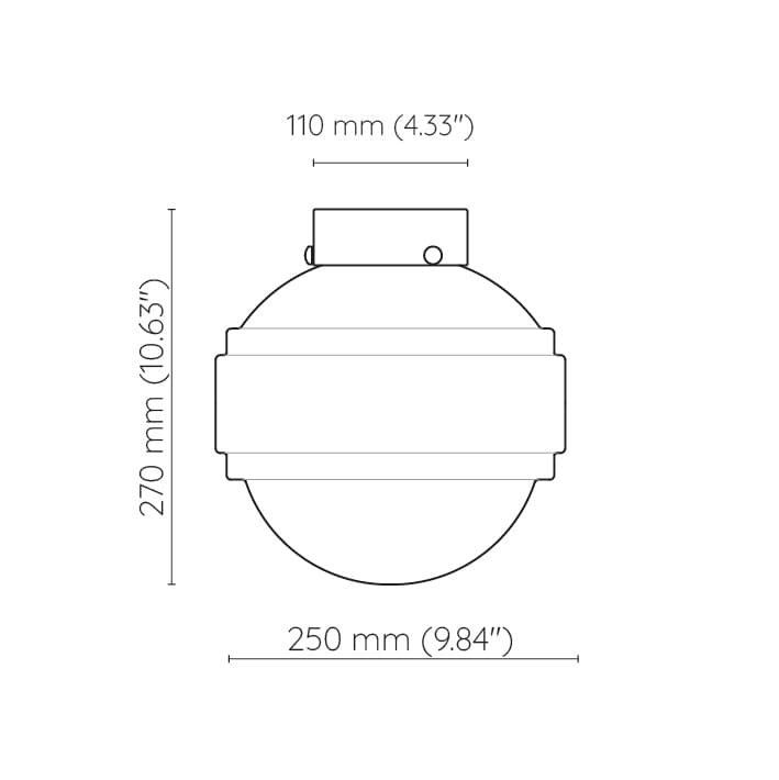 Plafon Saturn, szkło, nikiel, Embassy Interiors - 89833