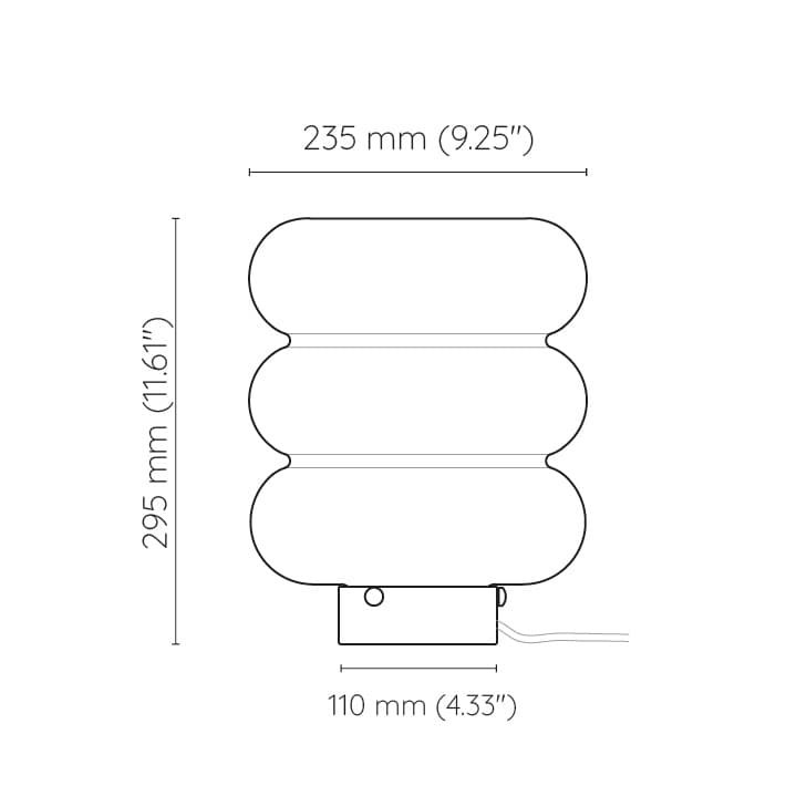 Lampa stołowa Bibe szło, mosiądz, Embassy Interiors - 89860