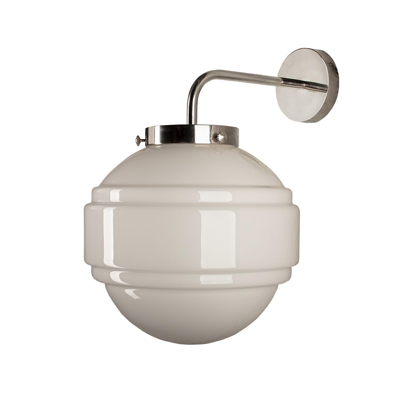 Kinkiet Saturn szkło, nikiel, Embassy Interiors