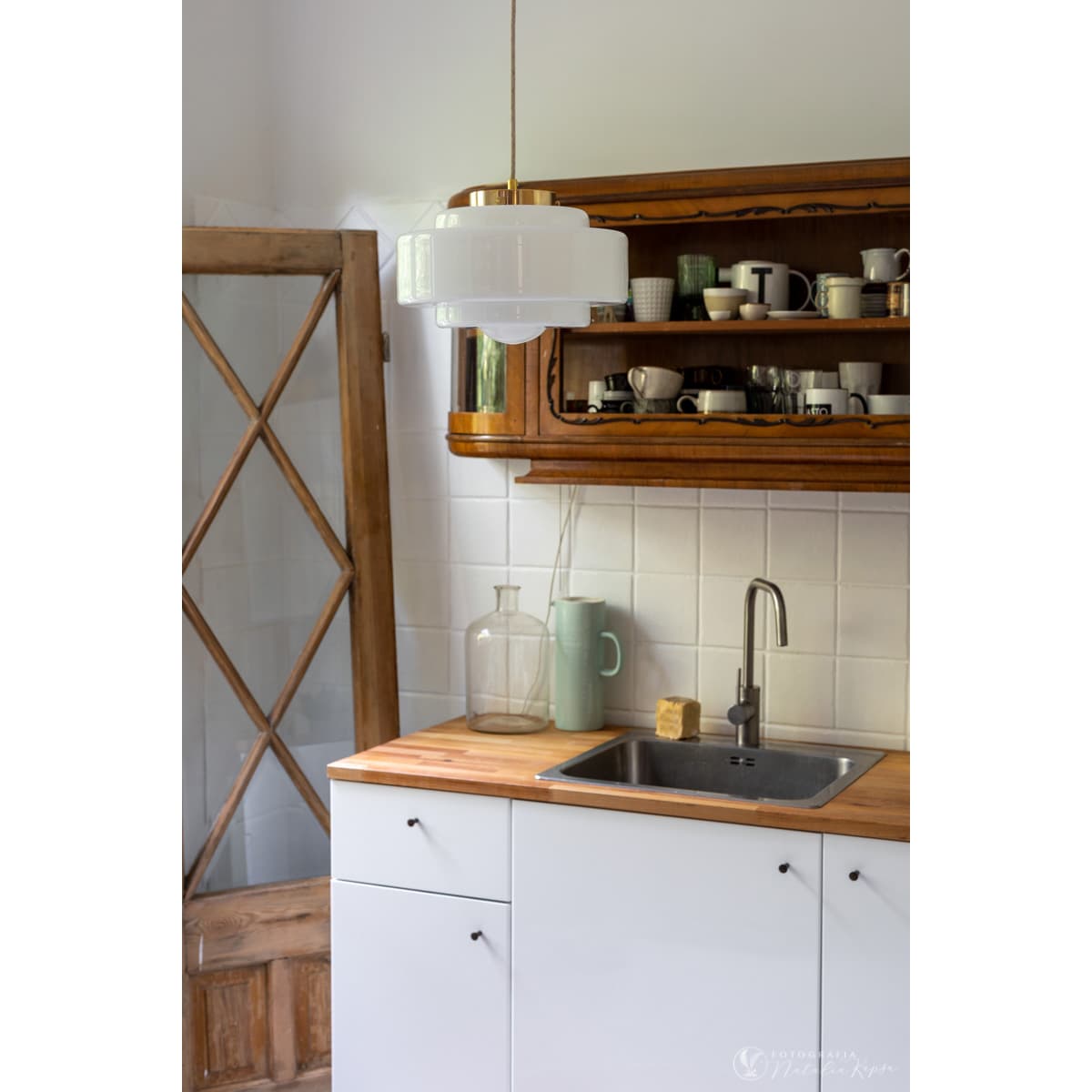 Lampa wisząca Mémoire szkło, mosiądz, Embassy Interiors - 76099