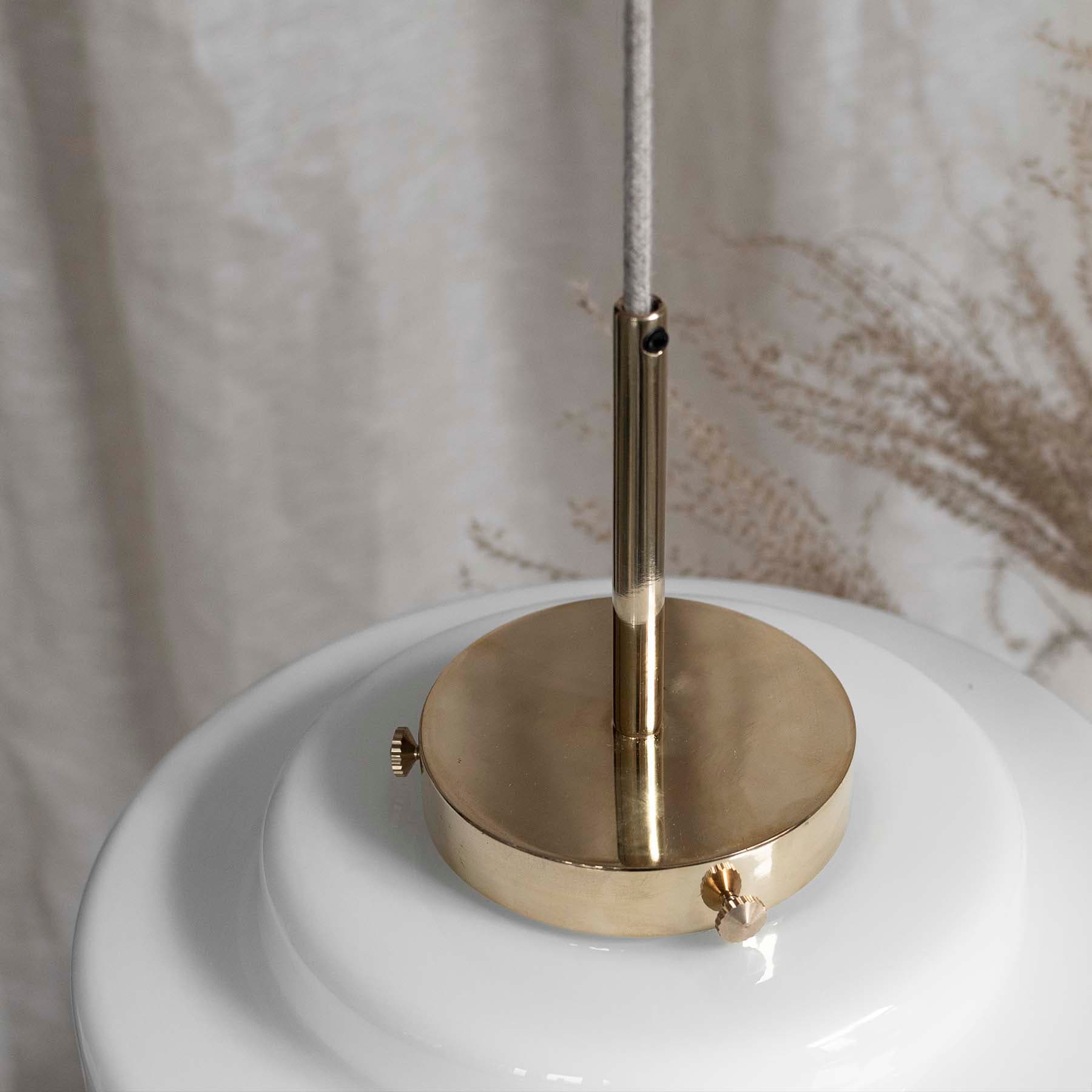 Lampa wisząca Mémoire szkło, mosiądz, Embassy Interiors - 76102