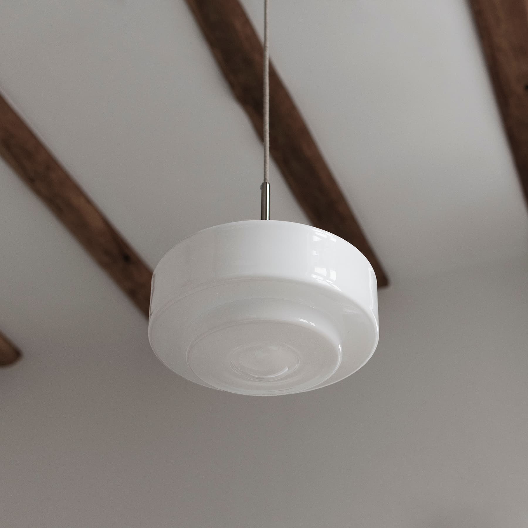 Lampa wisząca Mémoire szkło, nikiel, Embassy Interiors - 76096