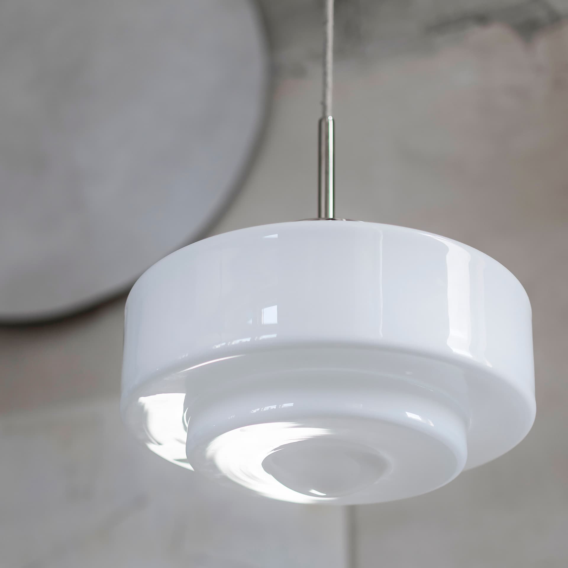 Lampa wisząca Mémoire szkło, nikiel, Embassy Interiors - 76094