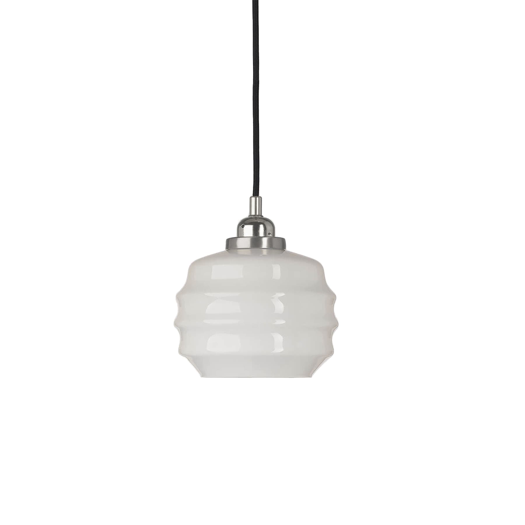 Lampa wisząca Mały Ul szkło, nikiel, Embassy Interiors