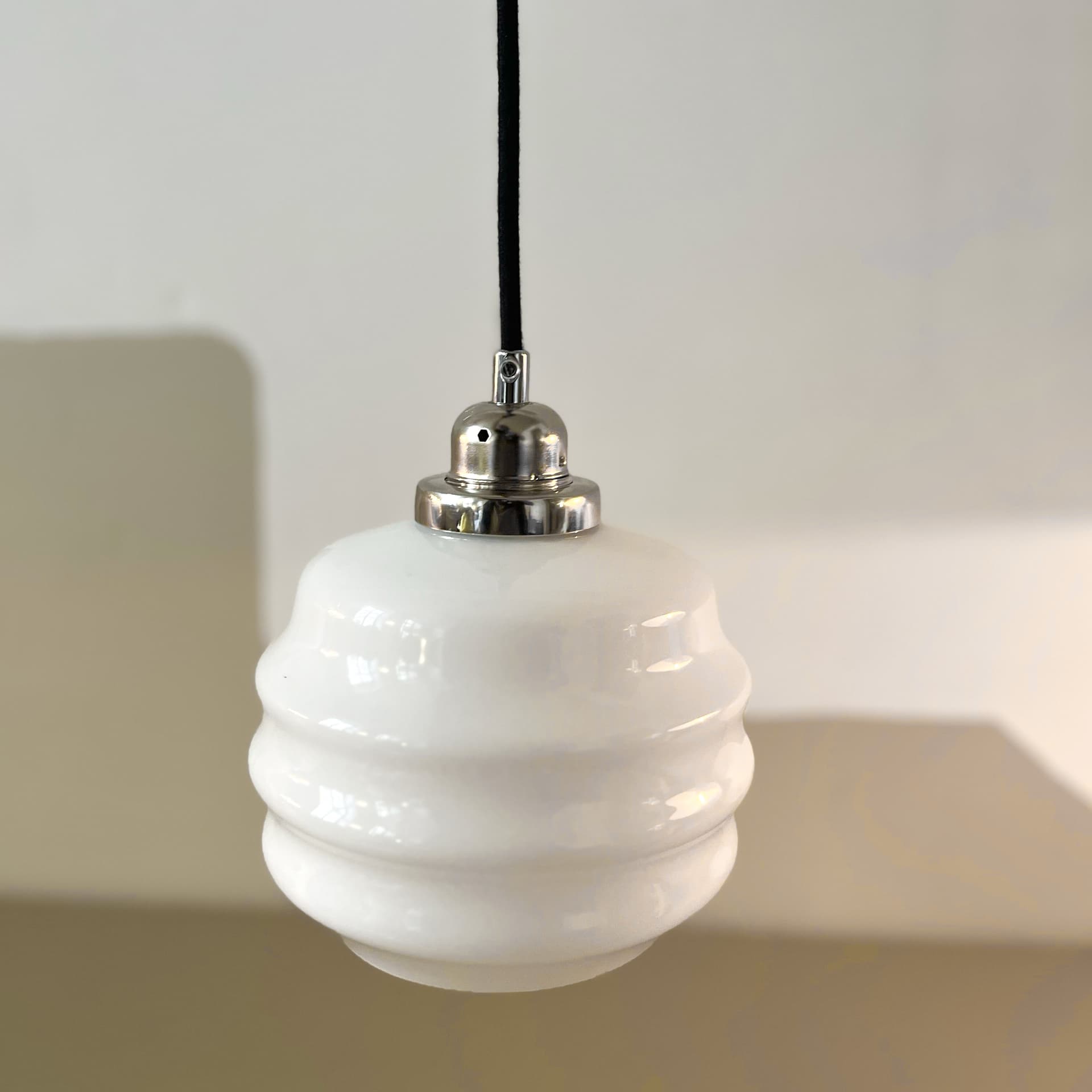 Lampa wisząca Mały Ul szkło, nikiel, Embassy Interiors - 76060