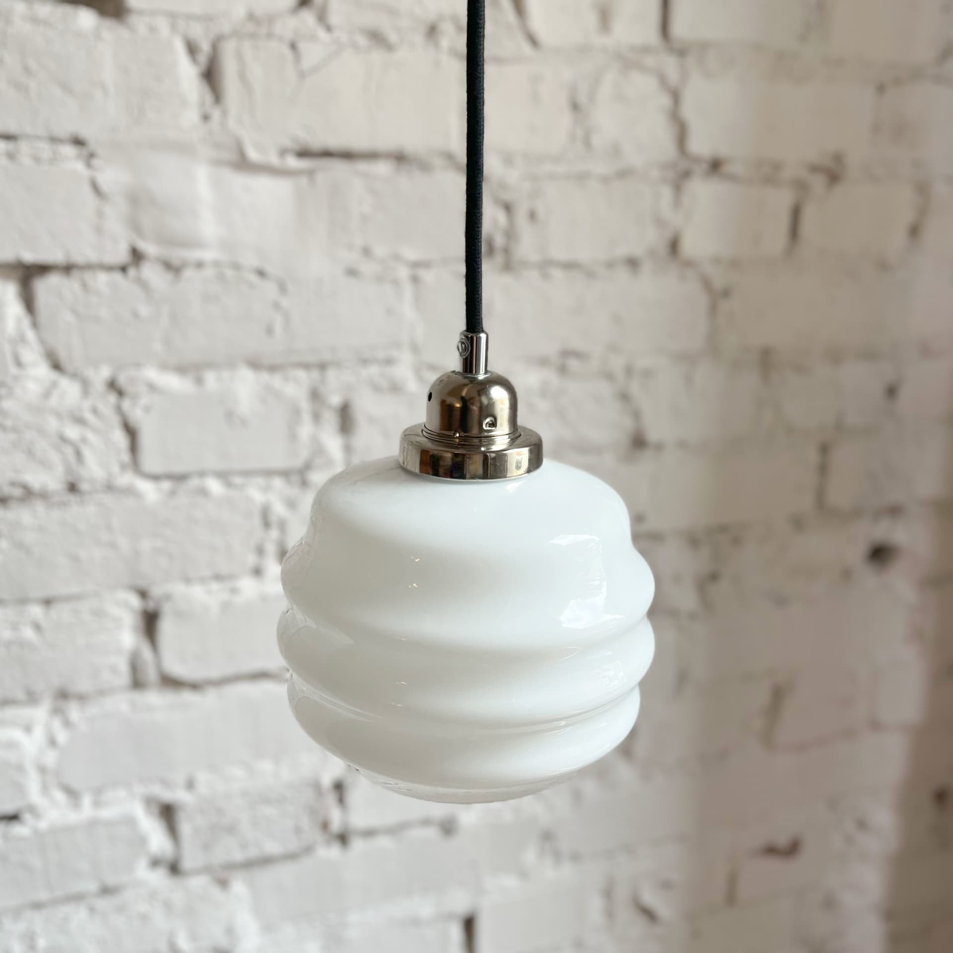 Lampa wisząca Mały Ul szkło, nikiel, Embassy Interiors - 76061