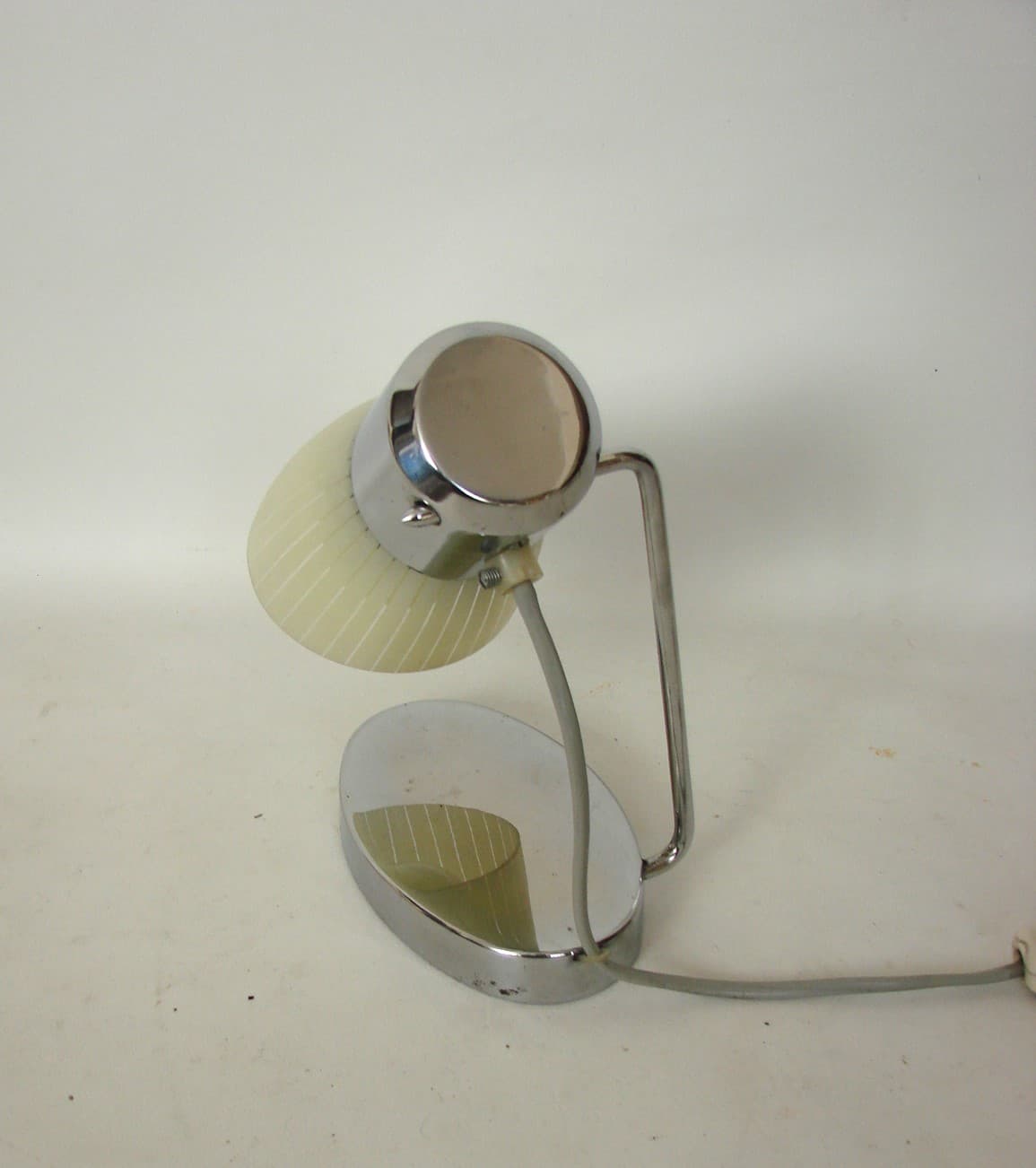 Desk lamp Drupol, silver chrome, Czechoslovakia, 1960s. - 77252