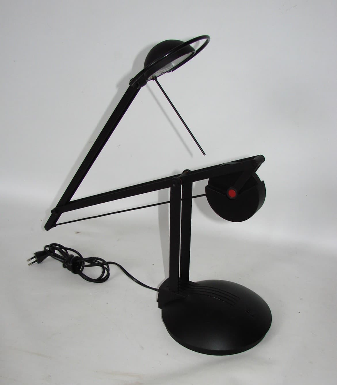 Lampa stojąca Briloner, czarny, metal, lata 90. - 77279