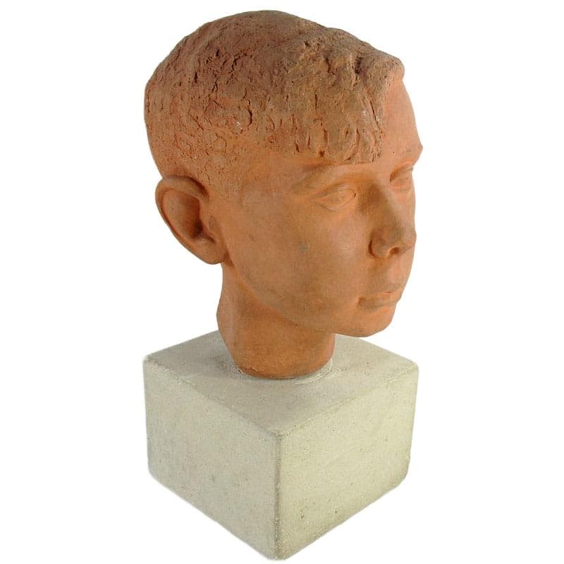 Terakotowa rzeźba, proj. J. Ruymen, Belgia, lata 40. - 6317