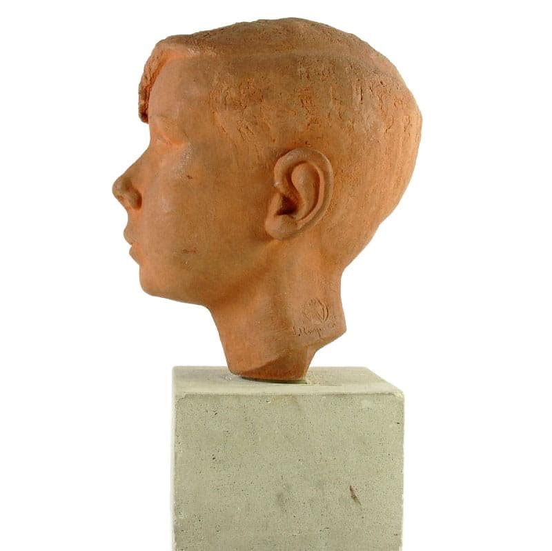 Terakotowa rzeźba, proj. J. Ruymen, Belgia, lata 40. - 6318