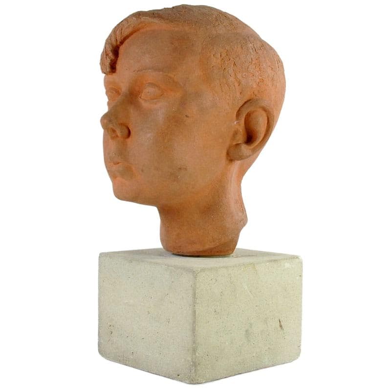 Terakotowa rzeźba, proj. J. Ruymen, Belgia, lata 40. - 6313