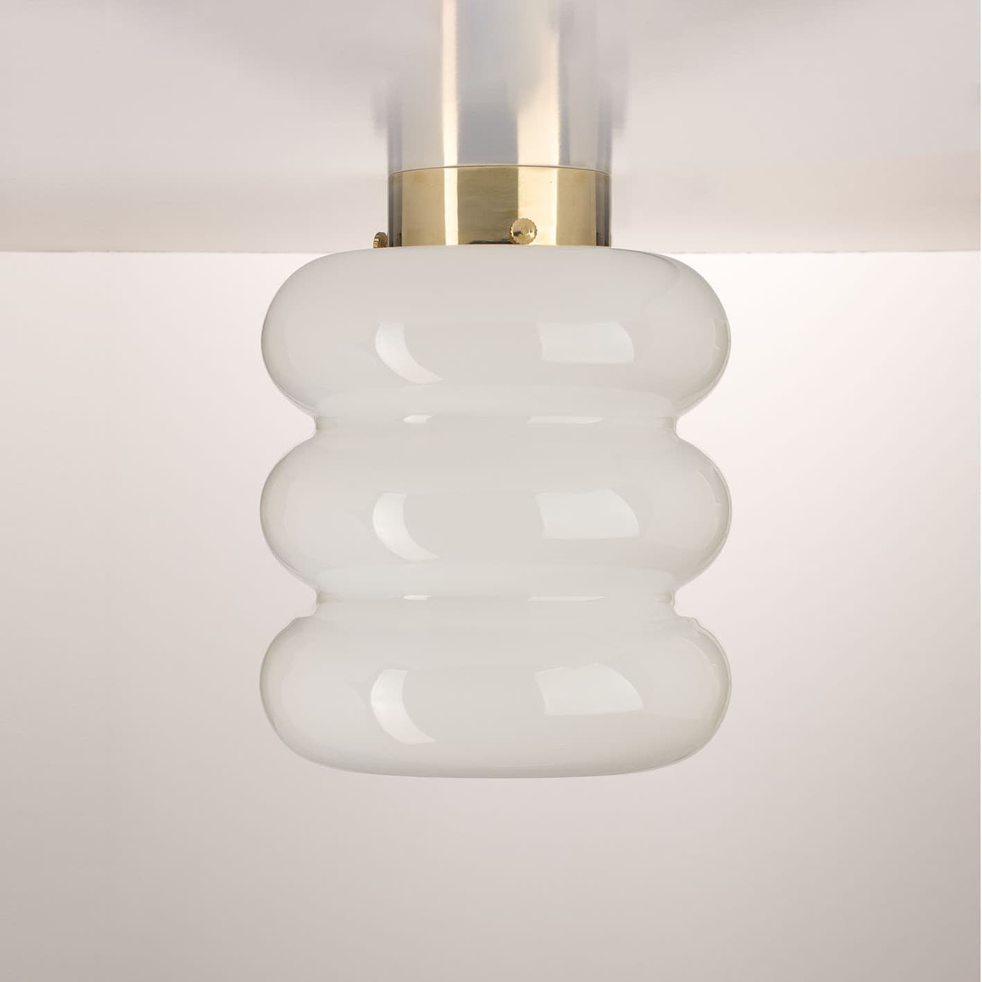 Plafon Bibe, szkło, mosiądz, Embassy Interiors - 77440