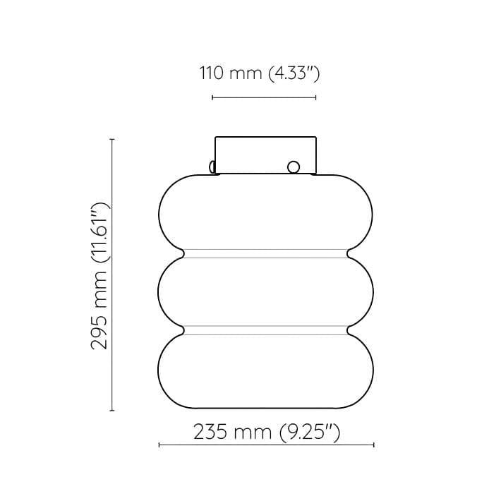 Plafon Bibe, szkło, mosiądz, Embassy Interiors - 77438