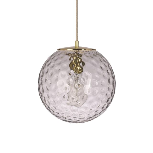 Lampa wisząca Kula Refleksyjna 250 szkło, mosiądz, Embassy Interiors - WYMIARY