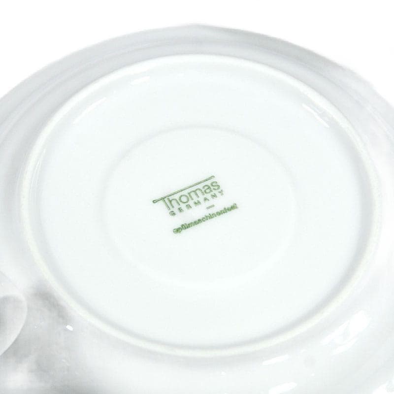 Śnieżnobiały komplet filiżanek z porcelany, Thomas Rosenthal, Niemcy, lata 90. - 6301