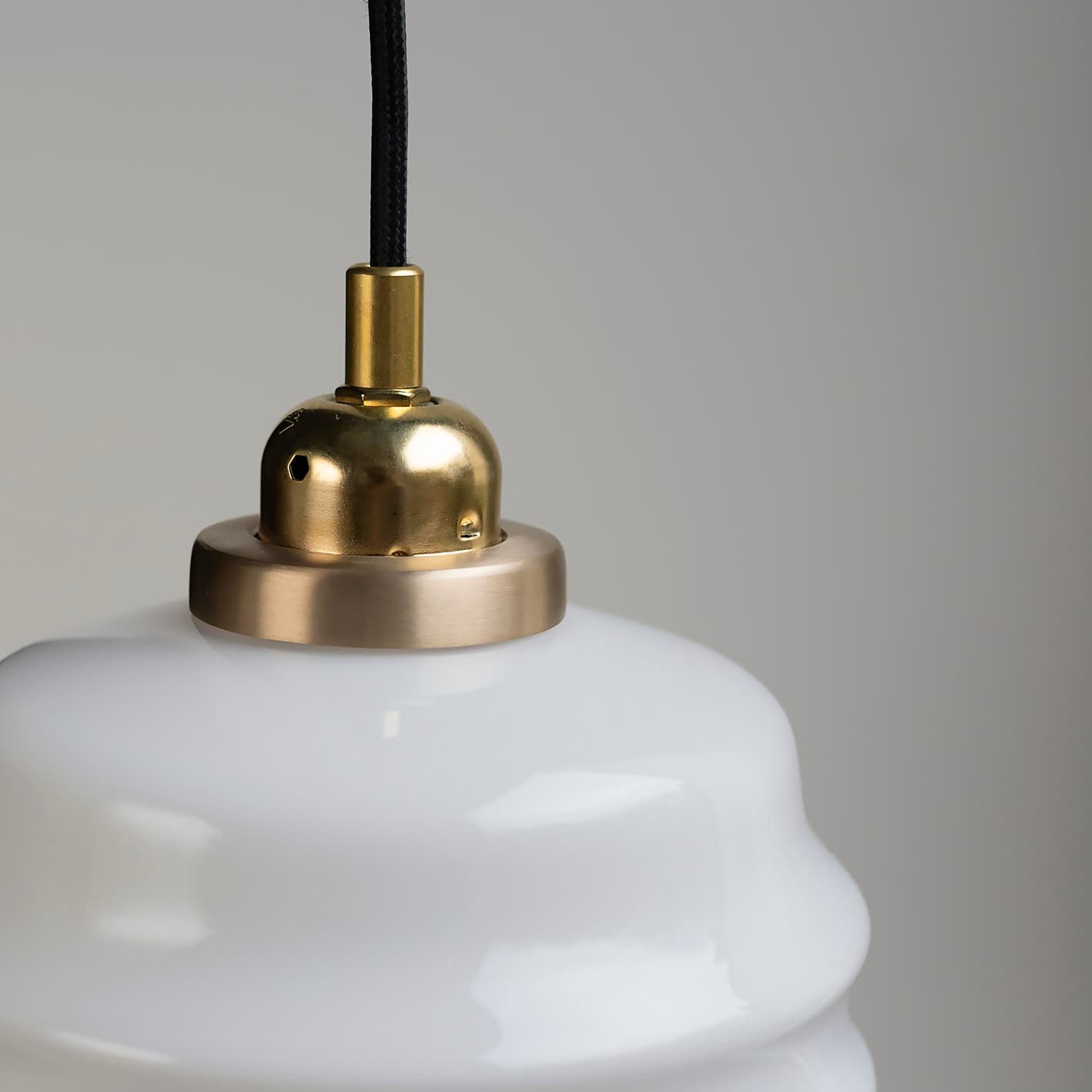 Lampa wisząca Mały Ul szkło, mosiądz, Embassy Interiors - 77326