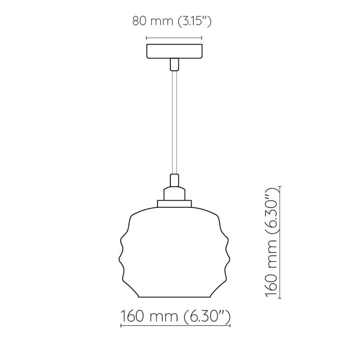 Lampa wisząca Mały Ul szkło, mosiądz, Embassy Interiors - 77329