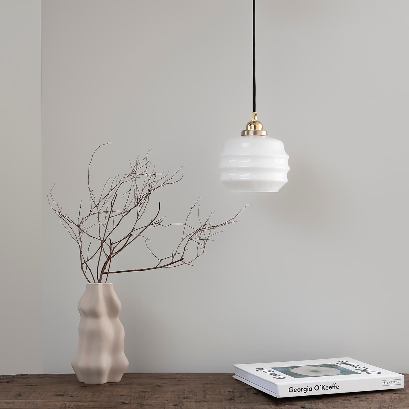 Lampa wisząca Mały Ul szkło, mosiądz, Embassy Interiors - 77328