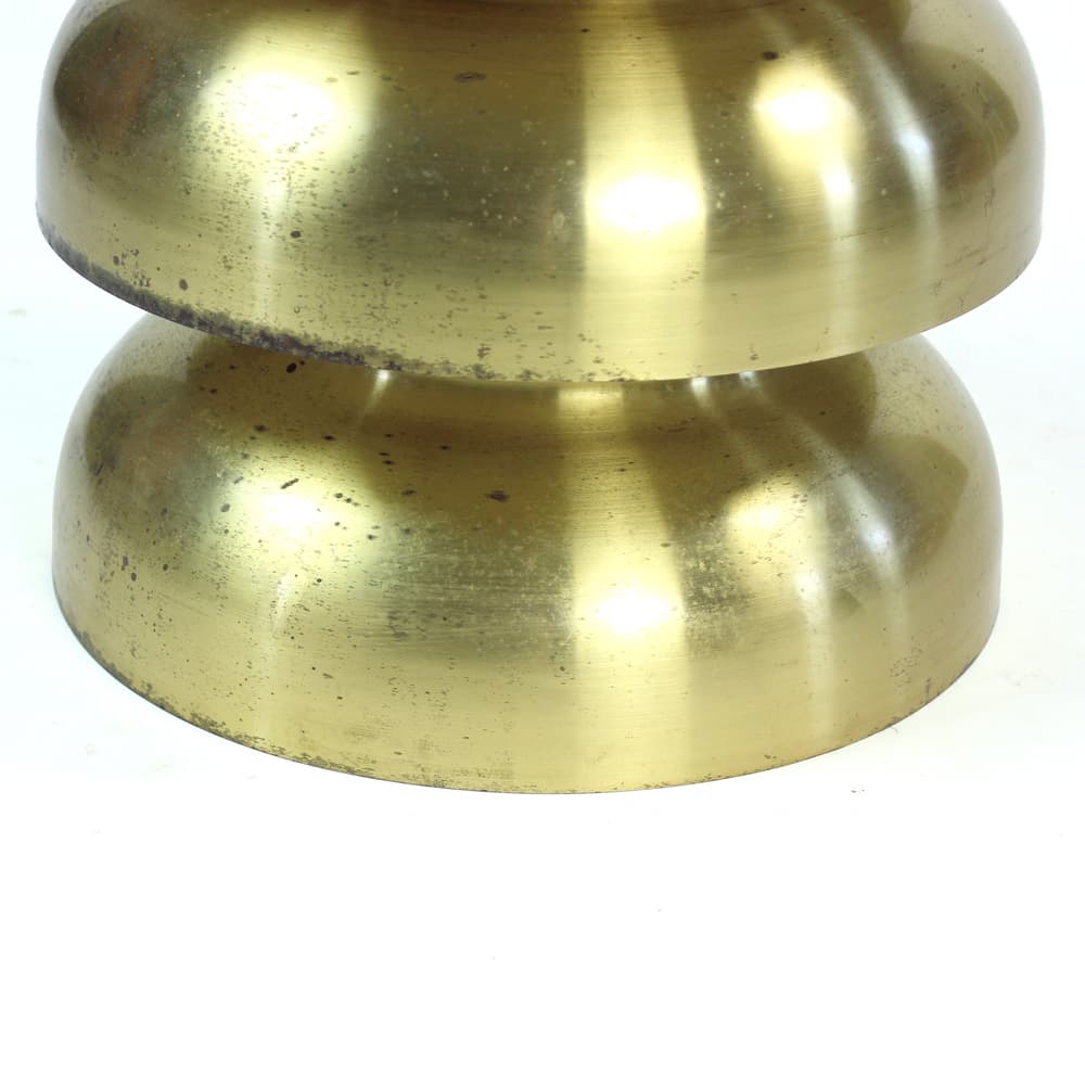 Ceiling lamp, golden brass, Czechoslovakia, 1960s. - 91003
