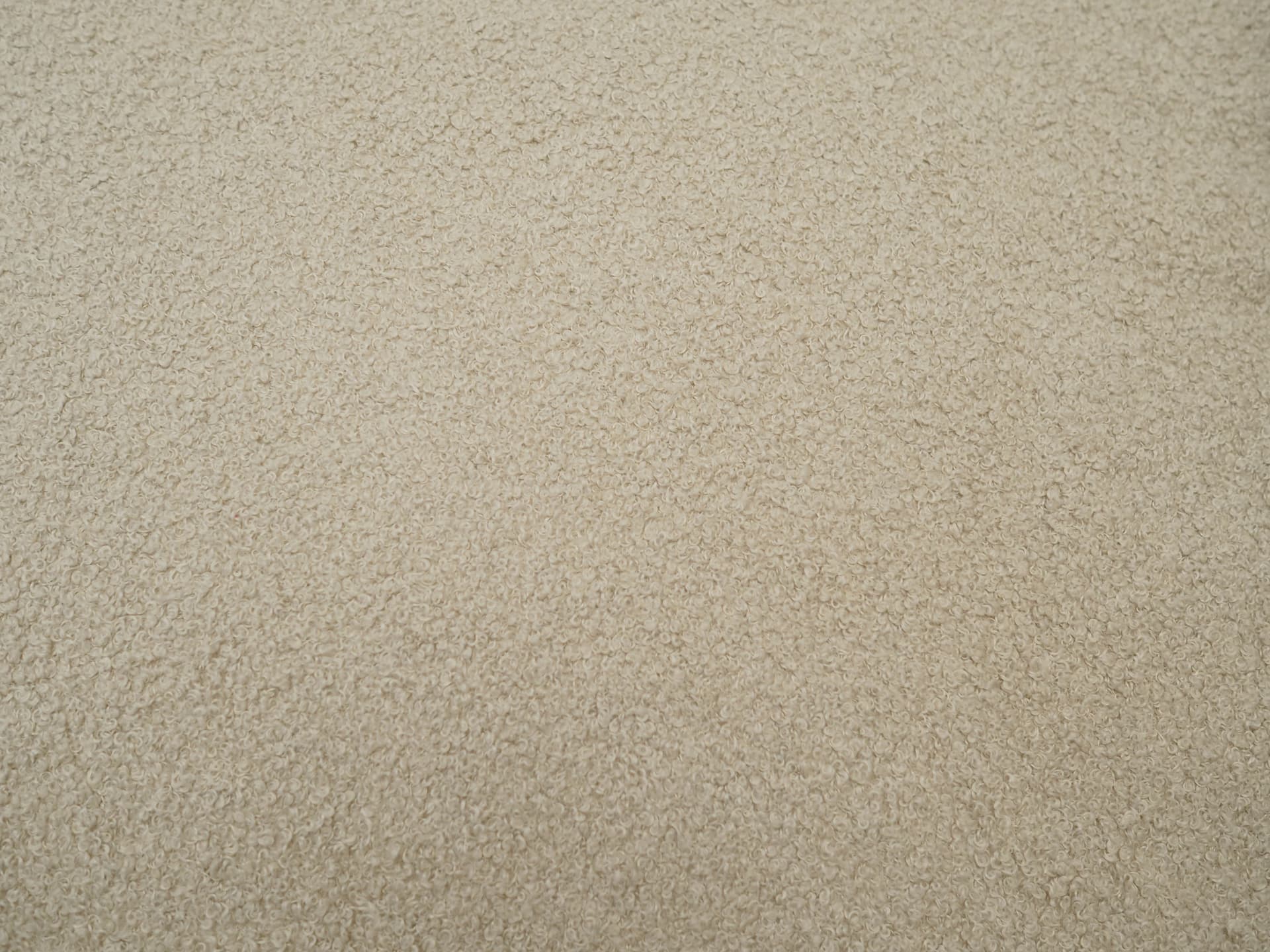 Fotel, kremowy, bouclé, Dania, lata 70. - 78633