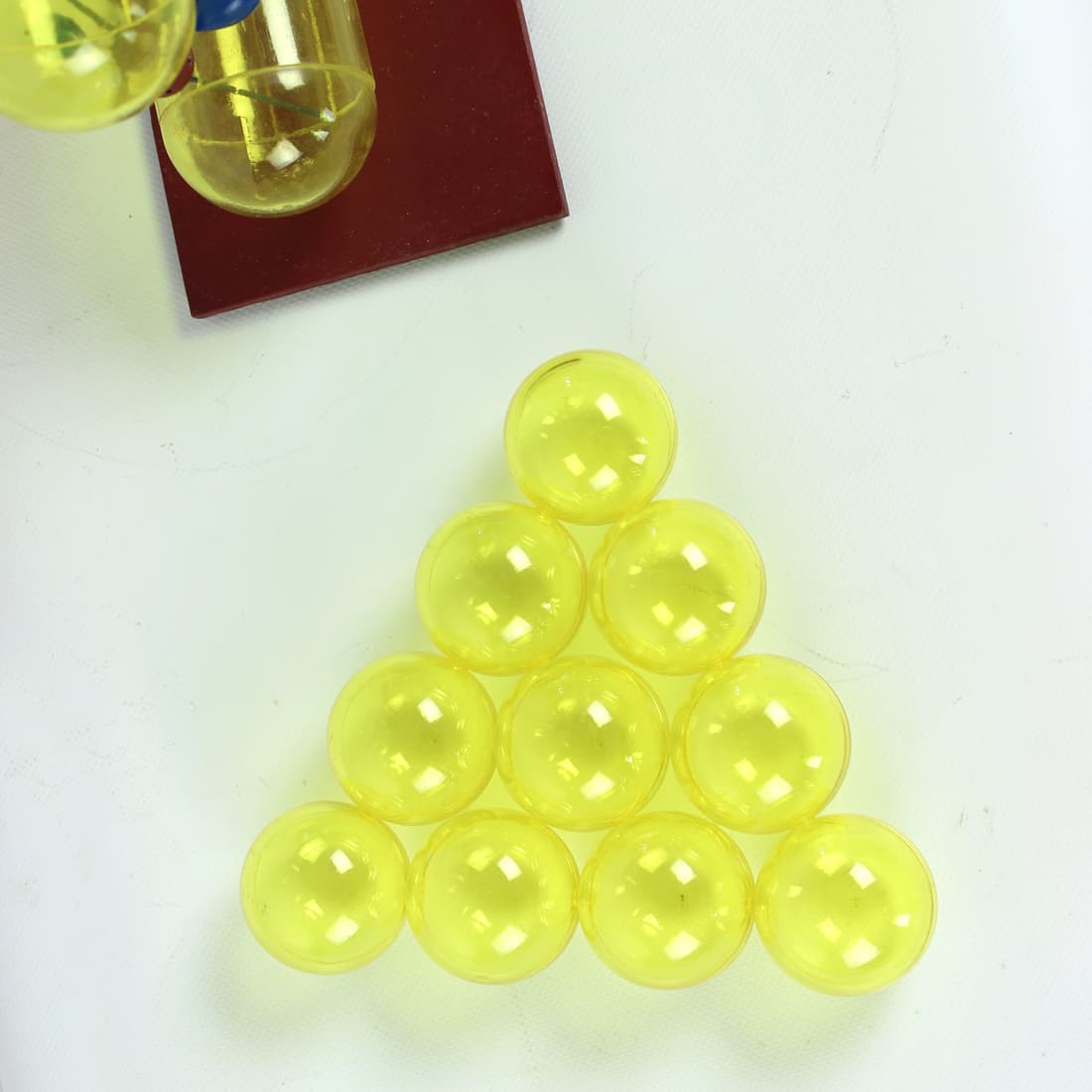 Model cząsteczki etylenu, multikolor, plastik, Czechosłowacja, lata 60. - 91123