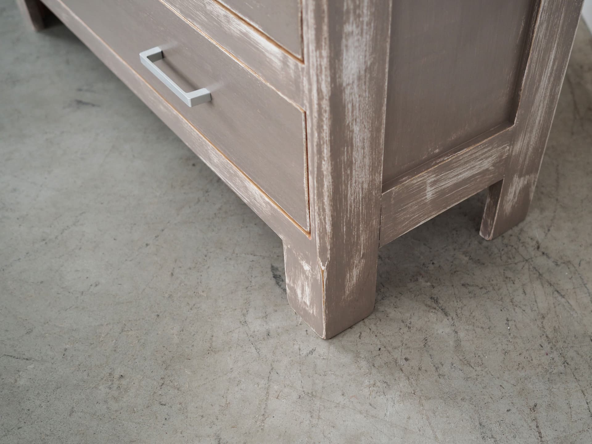 Witryna, beżowy, dąb, Dania, lata 80. - 78978