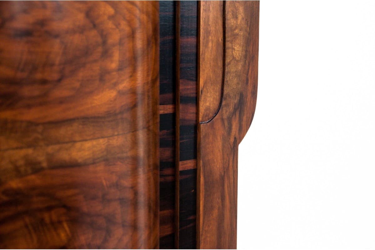 Orzechowa toaletka art deco, Włochy, lata 20. - 57600