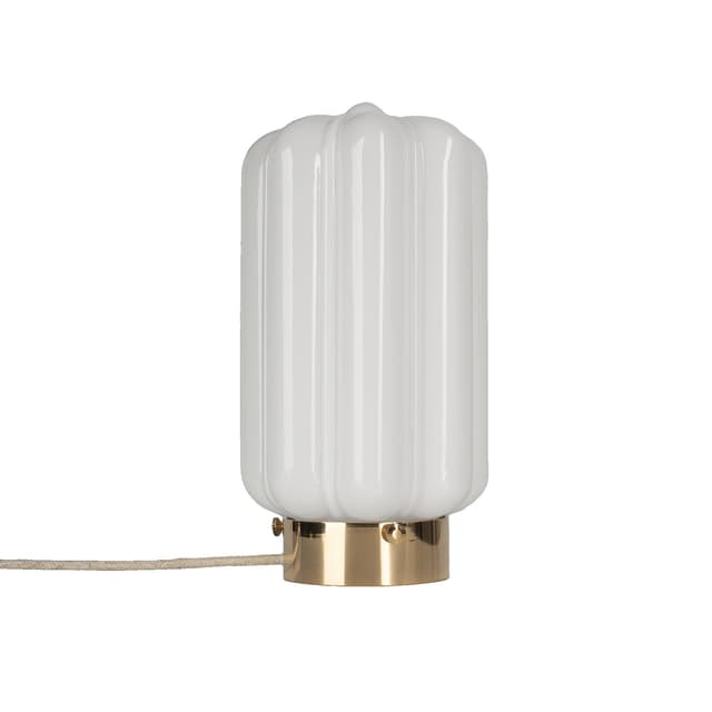 Lampa stołowa Deco szło opalowe, mosiądz, Embassy Interiors - WYMIARY