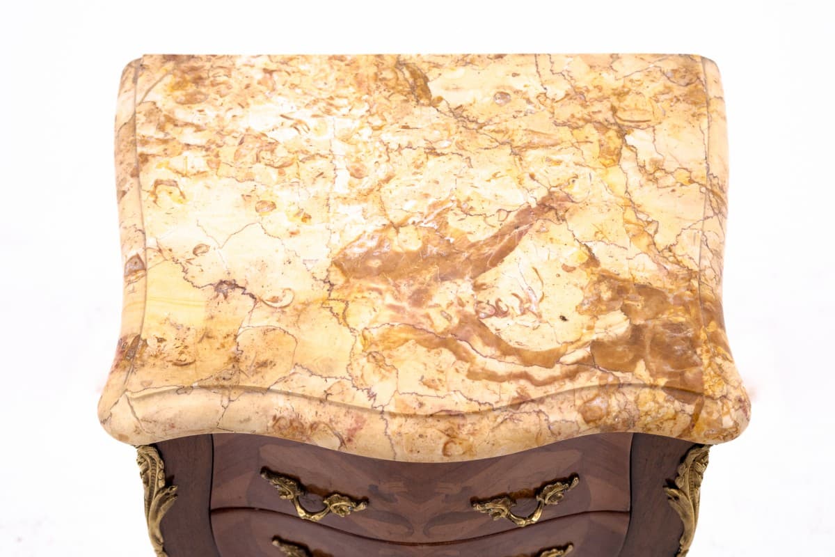 Brązowe stoliki nocne, styl Ludwika XV, Francja, lata 10. - 57614