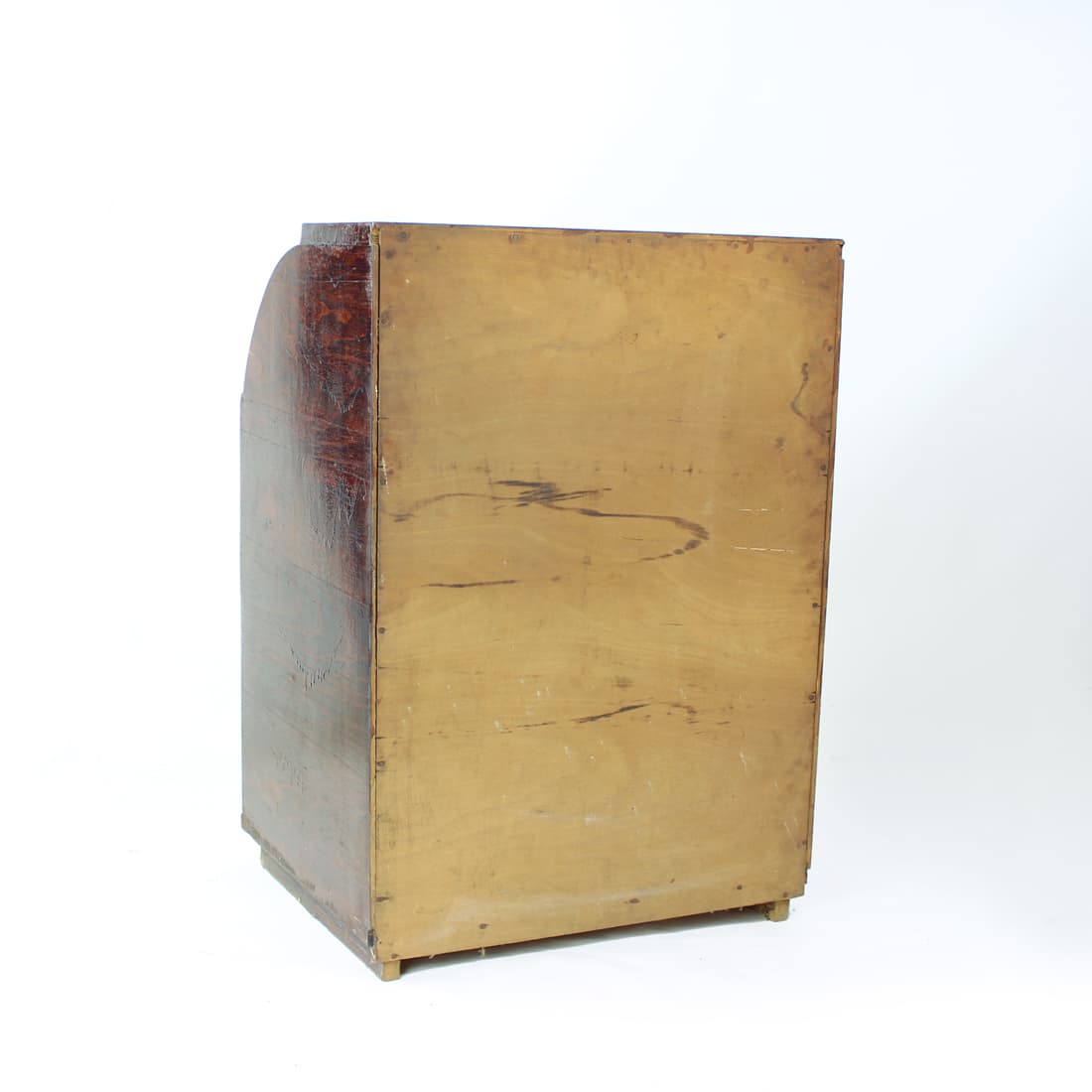 Kredens, dąb brązowy ciemny, Czechosłowacja, lata 50. - 91288