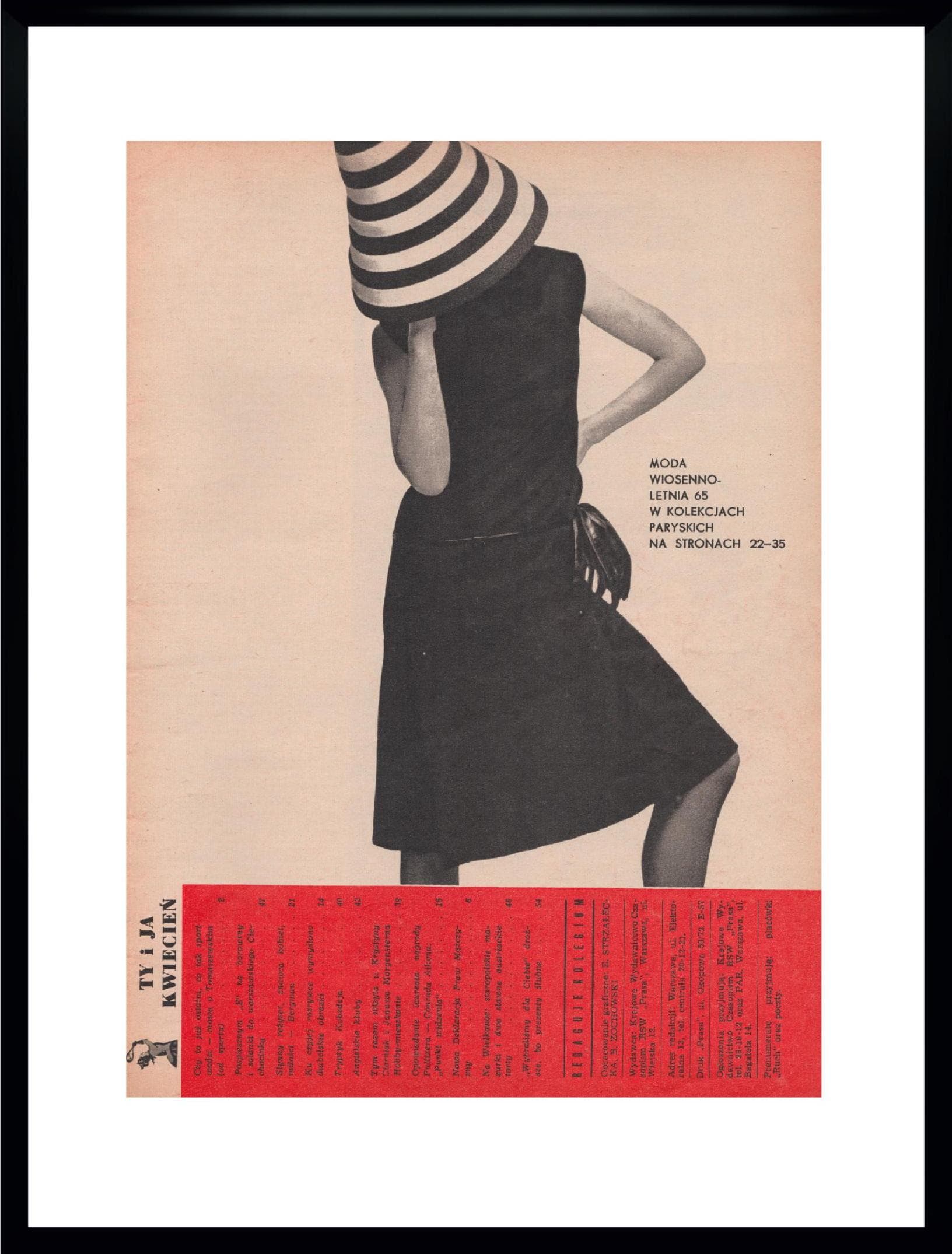 Press Photograph Ty i Ja, 30x40 cm, black, paper, Poland, 1960s.