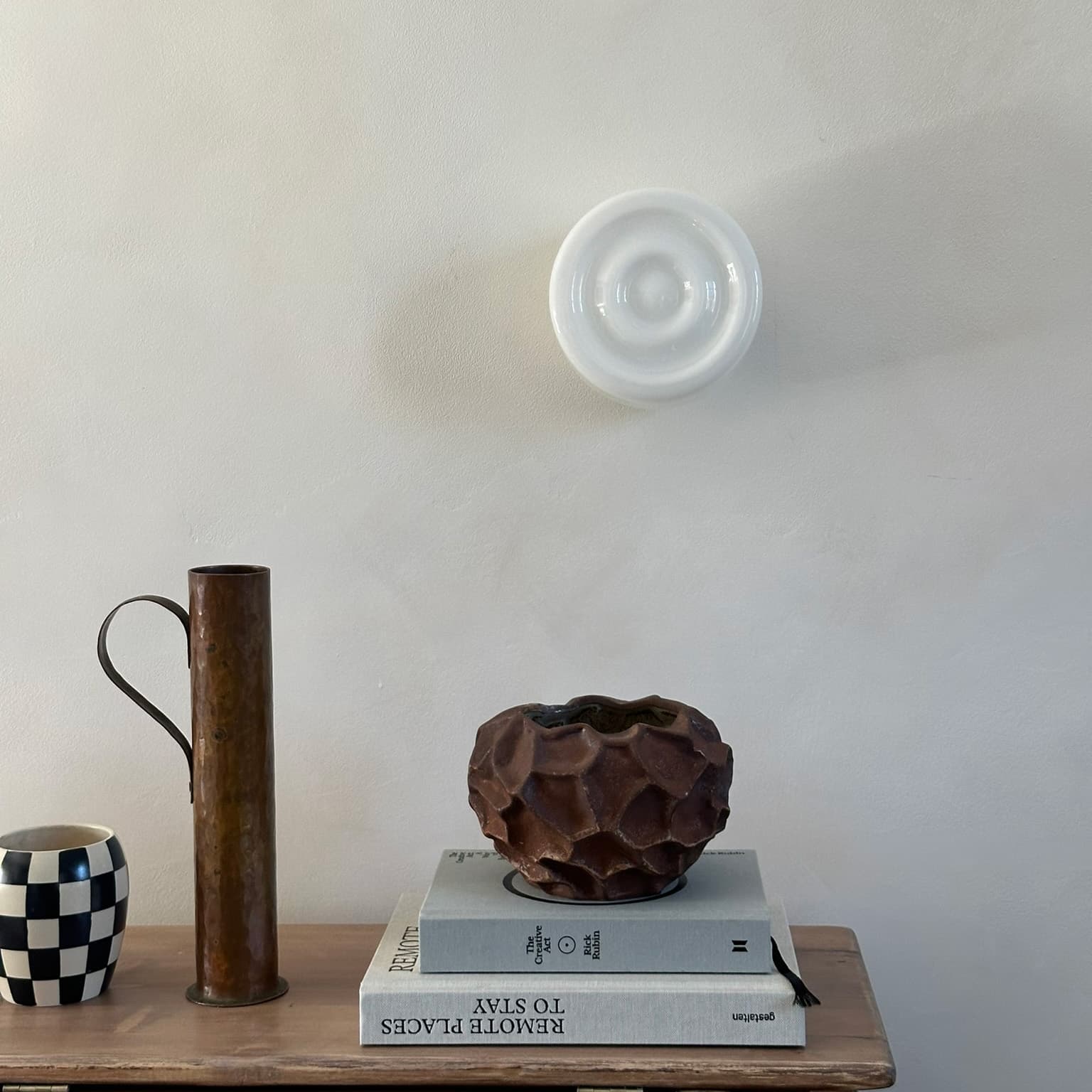 Kinkiet Atlantic szło opalowe, nikiel, Embassy Interiors - 80364