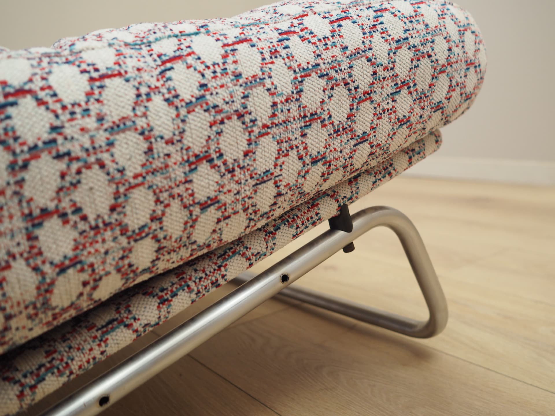 Para foteli wypoczynkowych, multikolor, tkanina, metal, Włochy, lata 70. - 80688