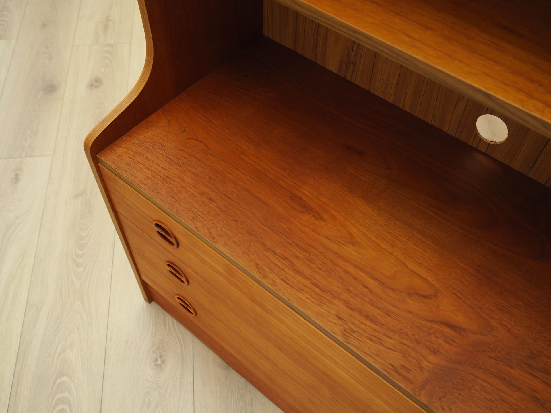 Bookcase, brown teak, Denmark, 1960s. - 80762