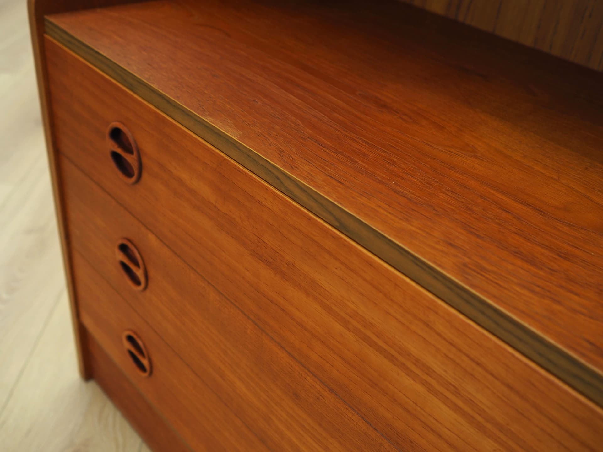 Bookcase, brown teak, Denmark, 1960s. - 80766