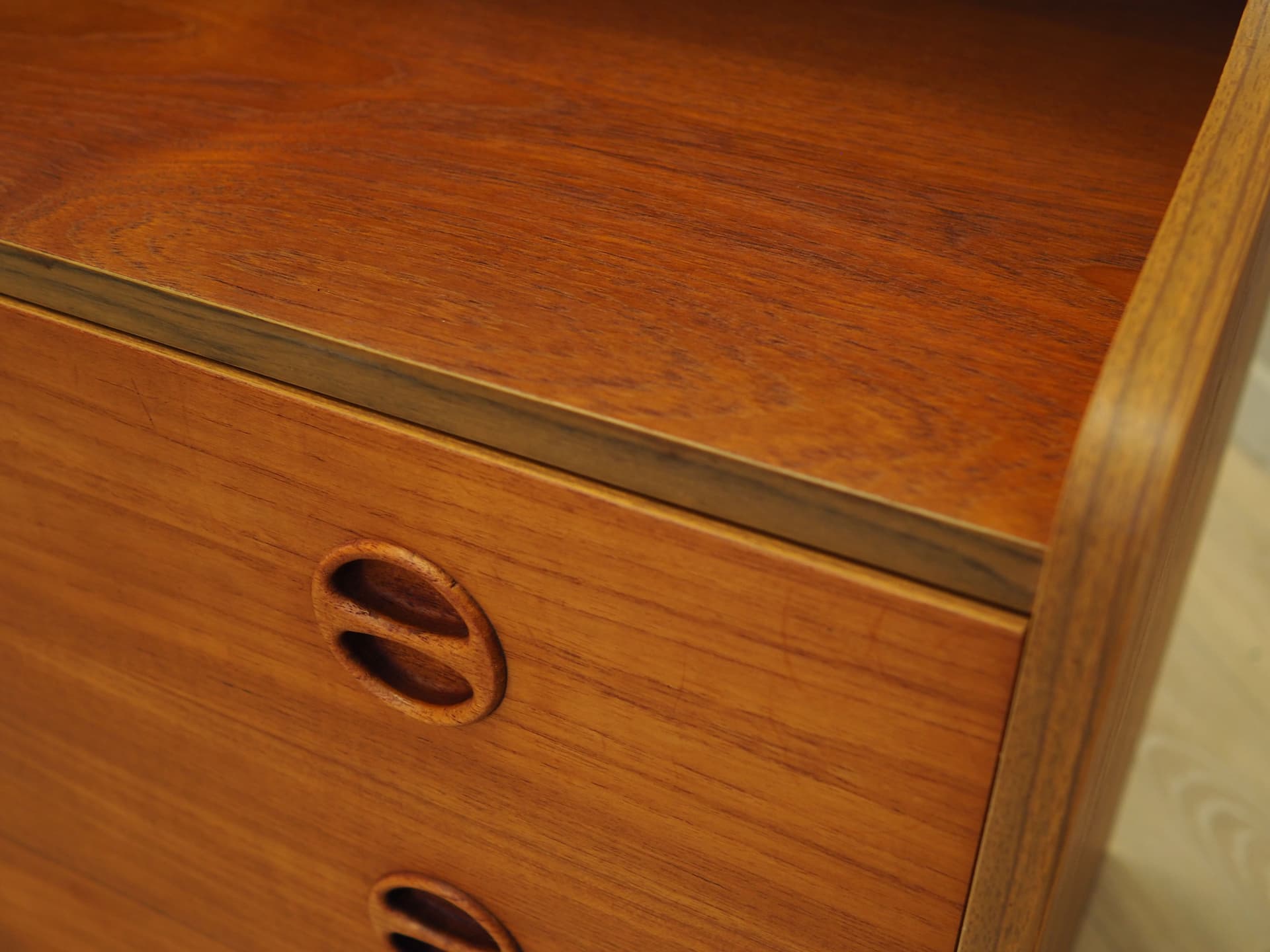 Bookcase, brown teak, Denmark, 1960s. - 80764