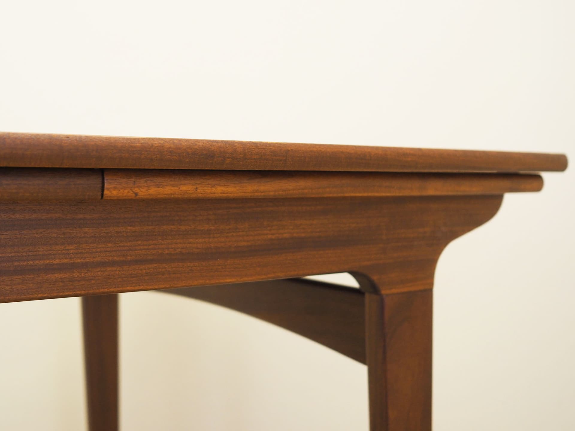 Dining table, brown teak, Denmark, 1960s. - 80807