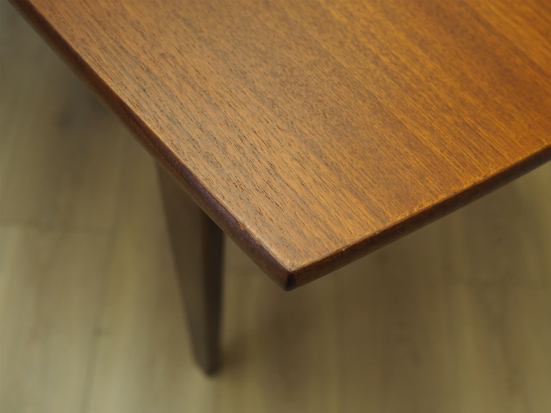 Dining table, brown teak, Denmark, 1960s. - 80808