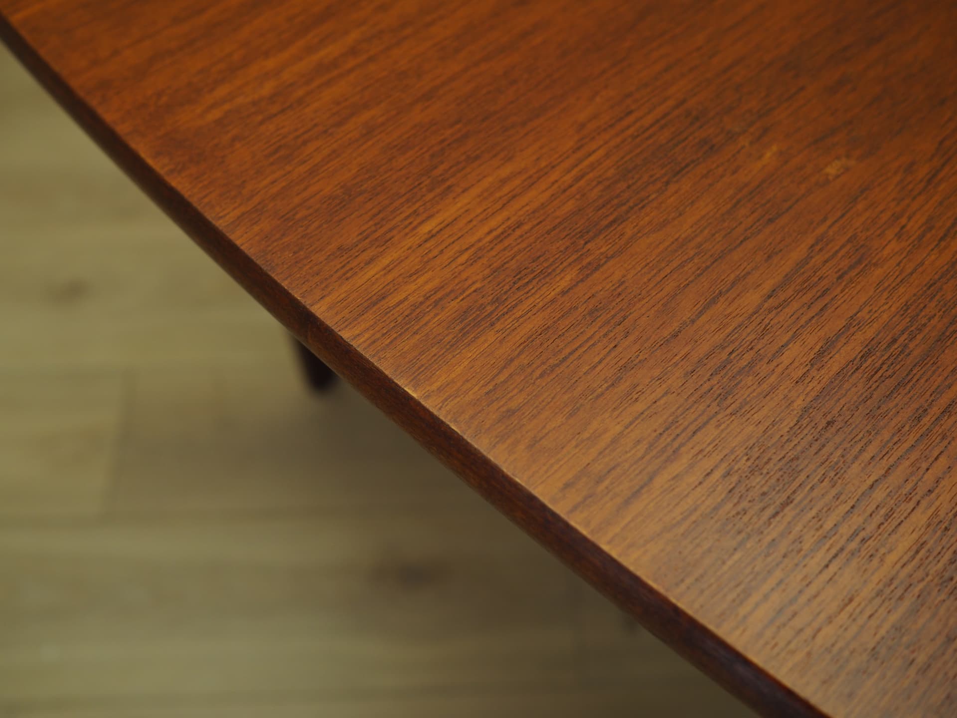 Dining table, brown teak, Denmark, 1960s. - 80813