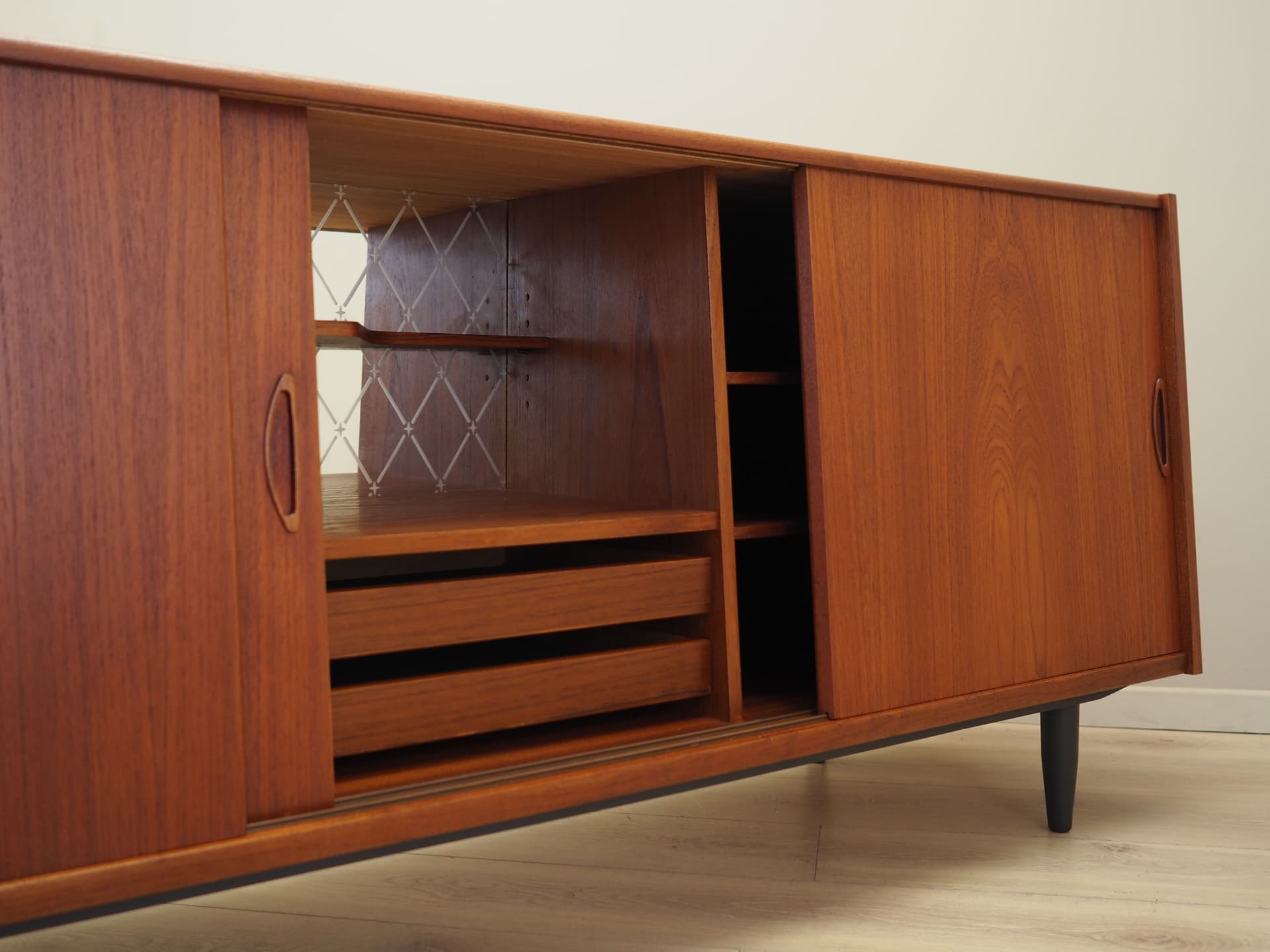 Sideboard, brązowy, teak, Dania, lata 70. - 81418