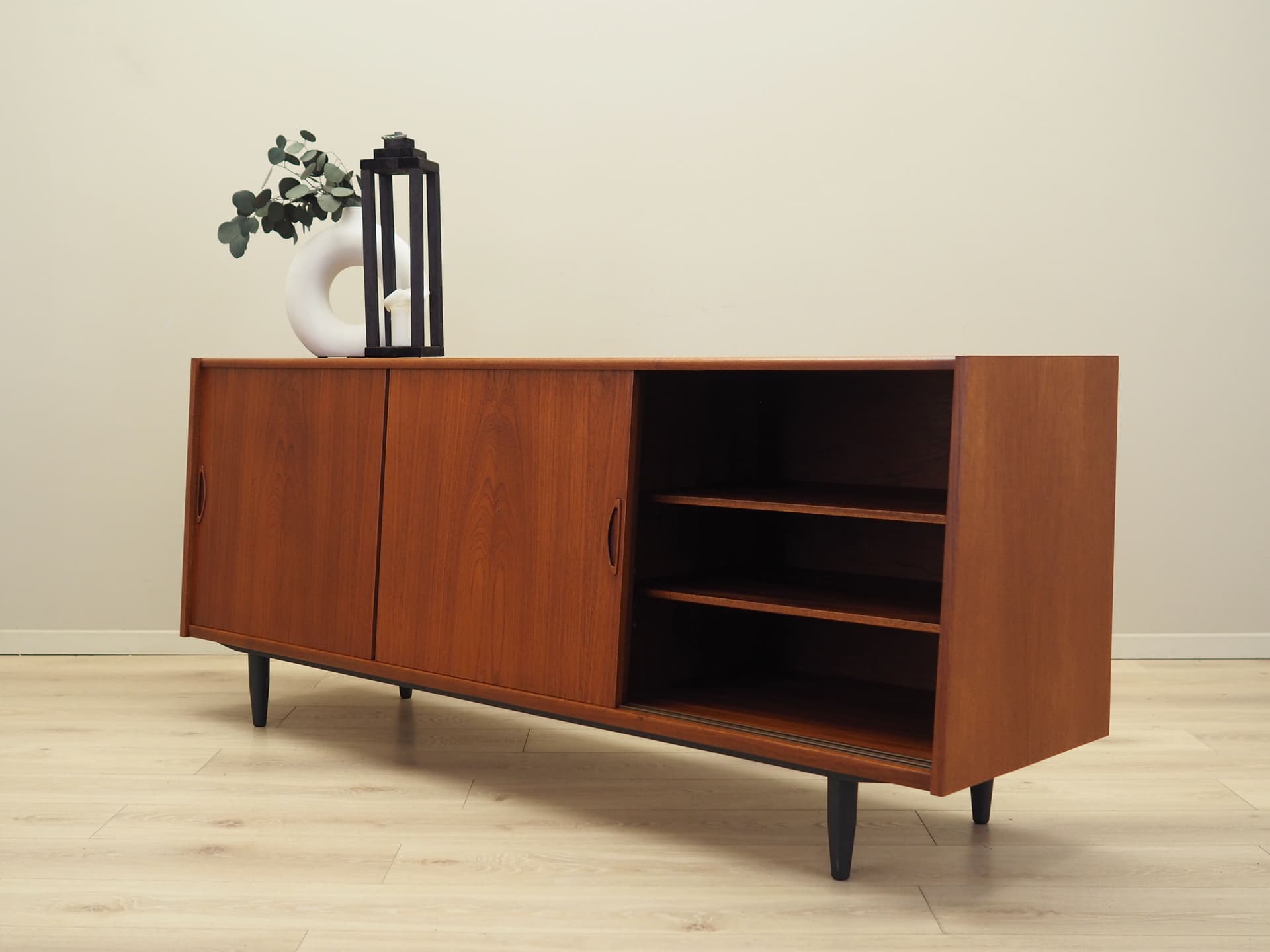 Sideboard, brązowy, teak, Dania, lata 70. - 81416