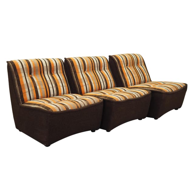 Sofa modułowa, multikolor, tkanina, Włochy, lata 60. - WYMIARY
