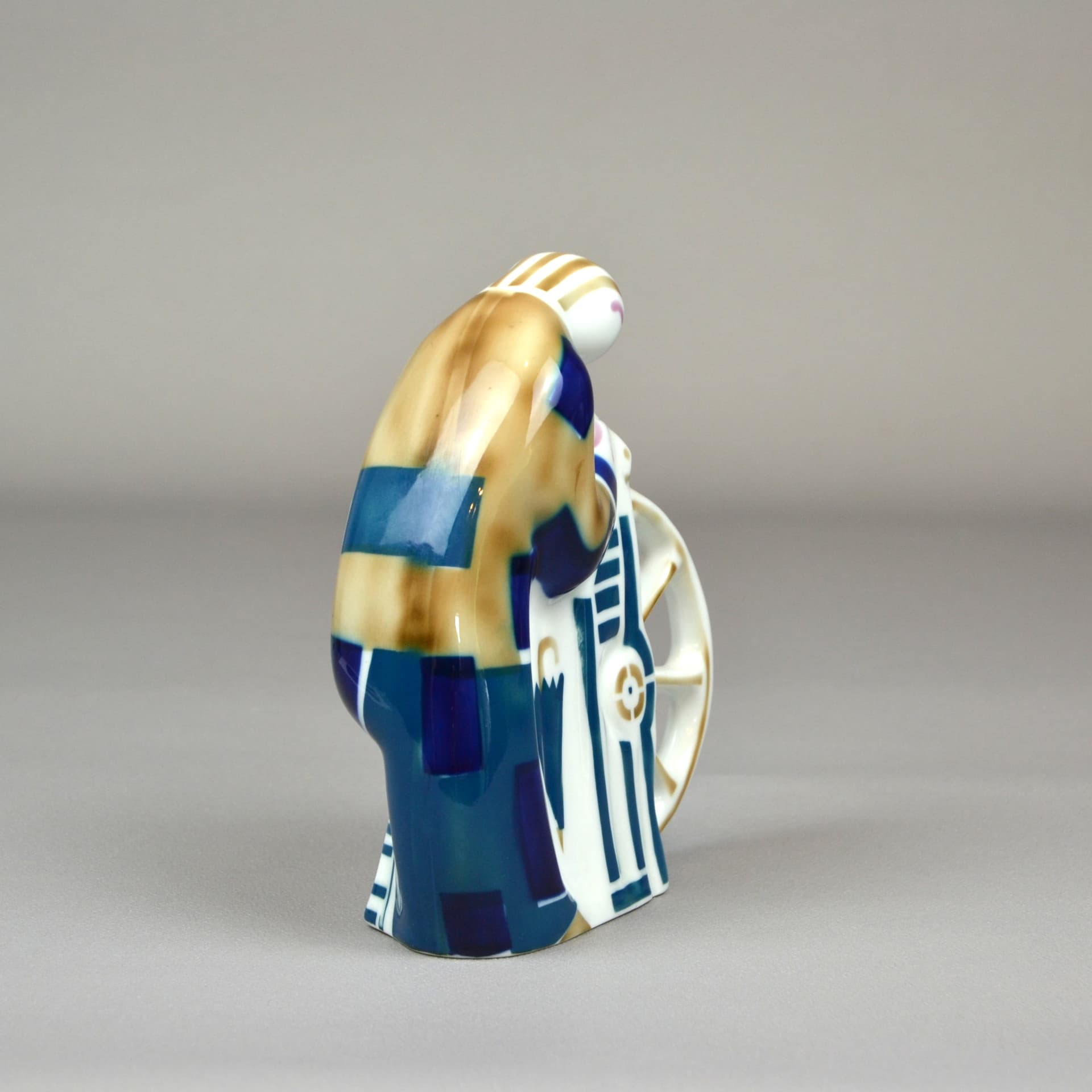 Figurka dekoracyjna, biała porcelana, Sargadelos, Hiszpania, lata 80. - 583