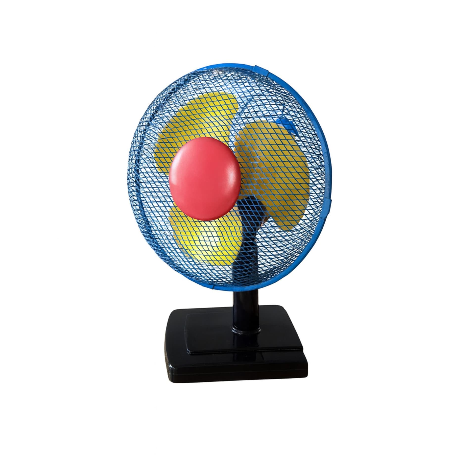 Wentylator Memphis, multikolor, plastik metal, Niemcy, lata 80.