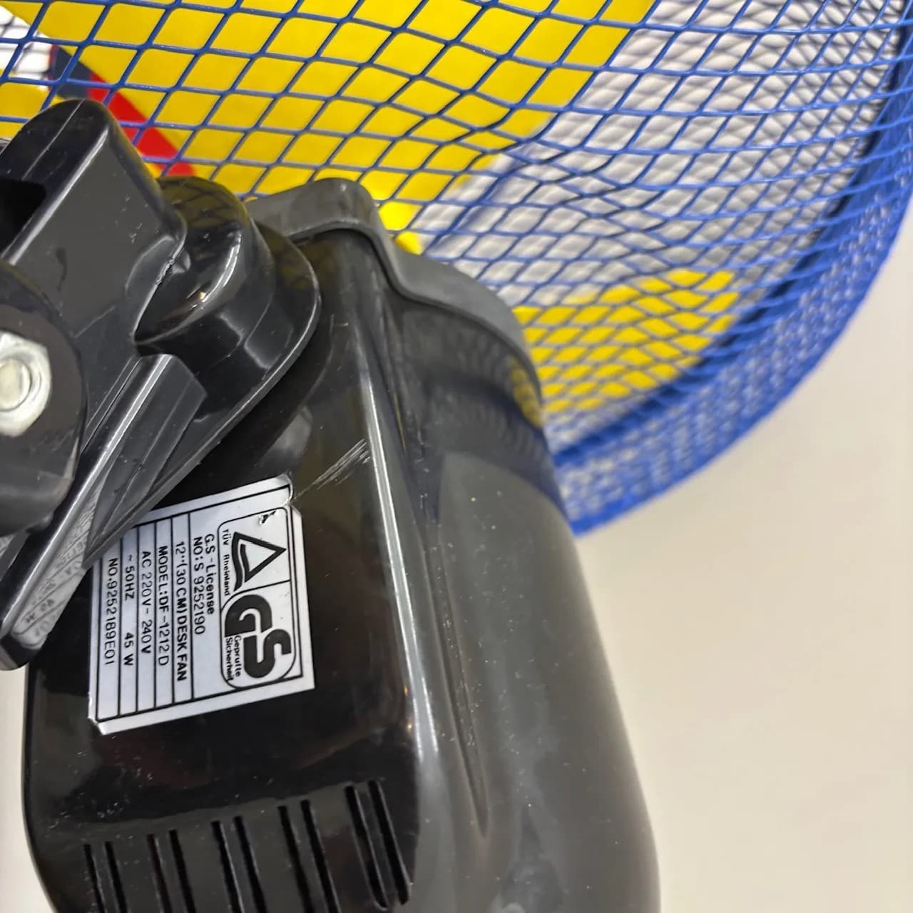 Wentylator Memphis, multikolor, plastik metal, Niemcy, lata 80. - 82183