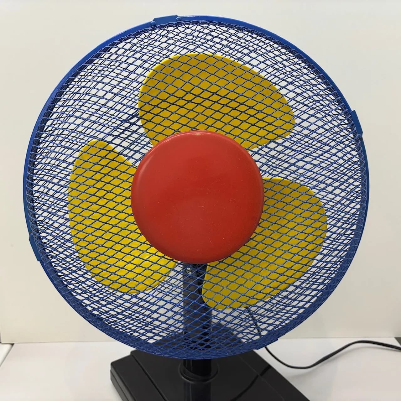 Wentylator Memphis, multikolor, plastik metal, Niemcy, lata 80. - 82179