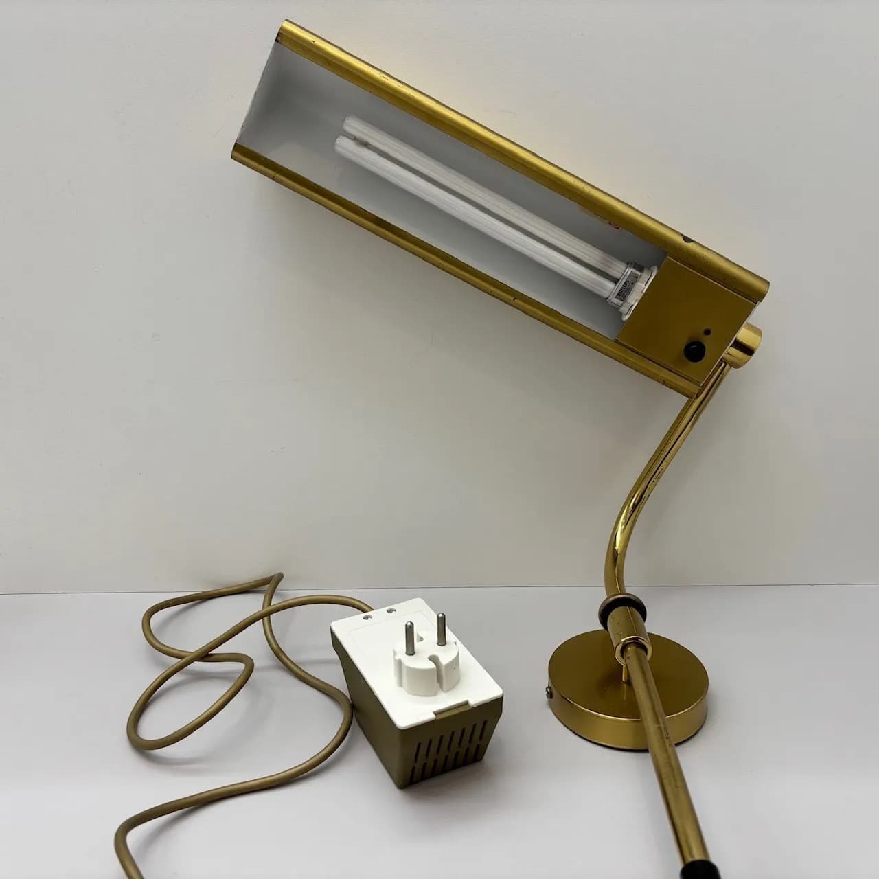 Kinkiet, złoty, mosiądz, Niemcy, lata 70. - 82224